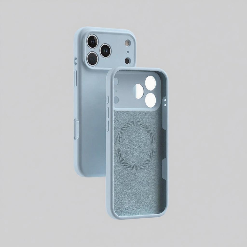 trendy Silicone case blue