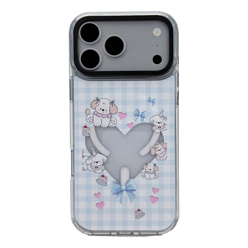 Cute Doggy Cartoon Printed Phone Case for iPhone 18 Pro Max
