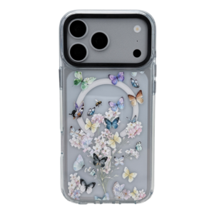 Custom Printed phone case for IPhone18promax-Butterfly & Bee