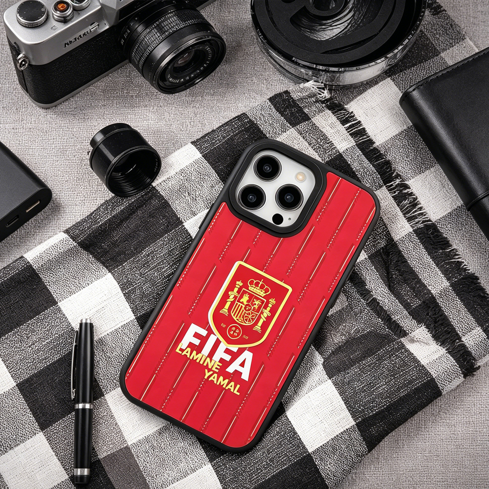 FIFA26 Spain Printed Phone Case Manufecture for IPhone16pro max - Image 3