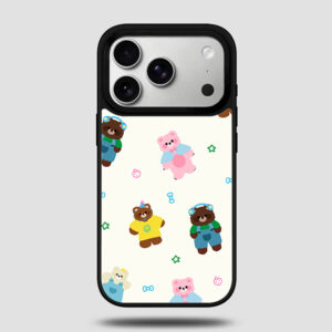 Cute Bear Printed Phone Case oem for IPhone 17 Promax