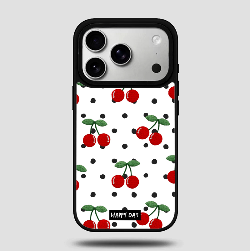 Cherry Pattern Printed Phone Case