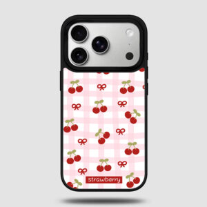 Pink Cherry Printed Phone Case