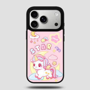 Pink Unicorn Cartoon Phone Case