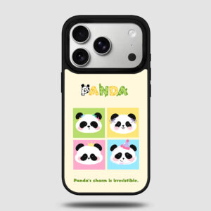 Panda Cartoon Printed Phone Case