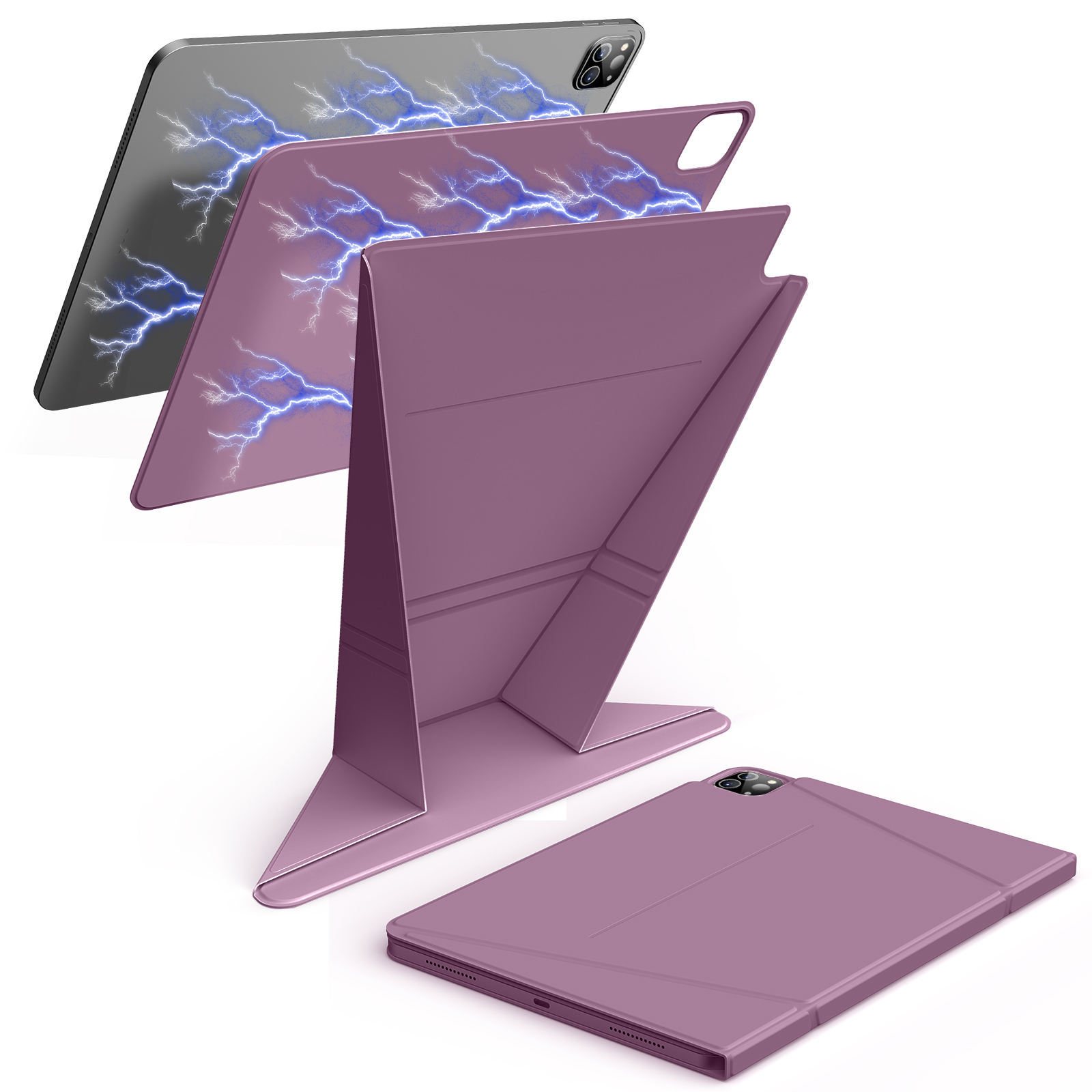 Magnetic iPad Case, Slim and Shockproof, Compatible with iPad Pro 11-inch M4 - Image 5