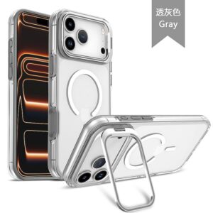 Clear IPhoe 17 Promax with stand